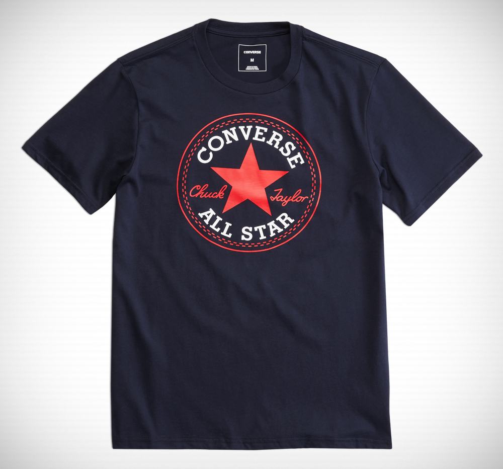 Camiseta Converse Chuck Patch Homem Obsidiana Escuro 863290KEP